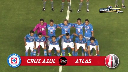 Los goles del: Atlas vs Cruz Azul ( 1 - 1 )