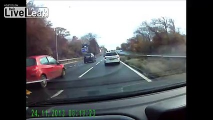 Racing travellers block ambulance.