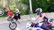 Insane Stunt Bike Tricks RIDERS ARE FAMILY 2013 STREET RIDE Motorcycle Highway Wheelies Dr