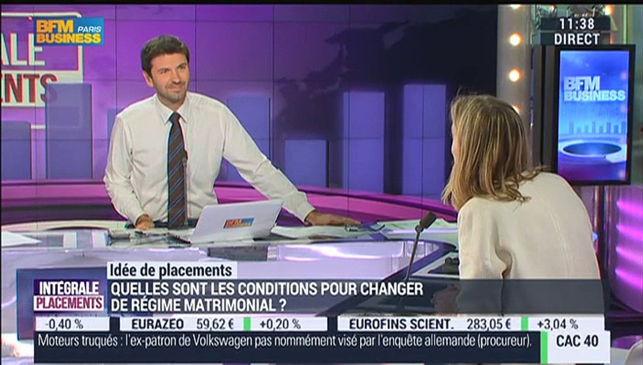 Idées de placement: En quoi est-il préférable de changer de régime matrimonial en cours de vie ? - 01/10
