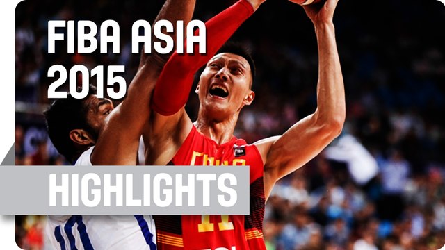 India v China - Quarter Final - Game Highlights - 2015 FIBA Asia Championship