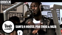 Sam's ft Hooss, PSO Thug & Naza - Microbes [remix] (Live des studios de Generations)
