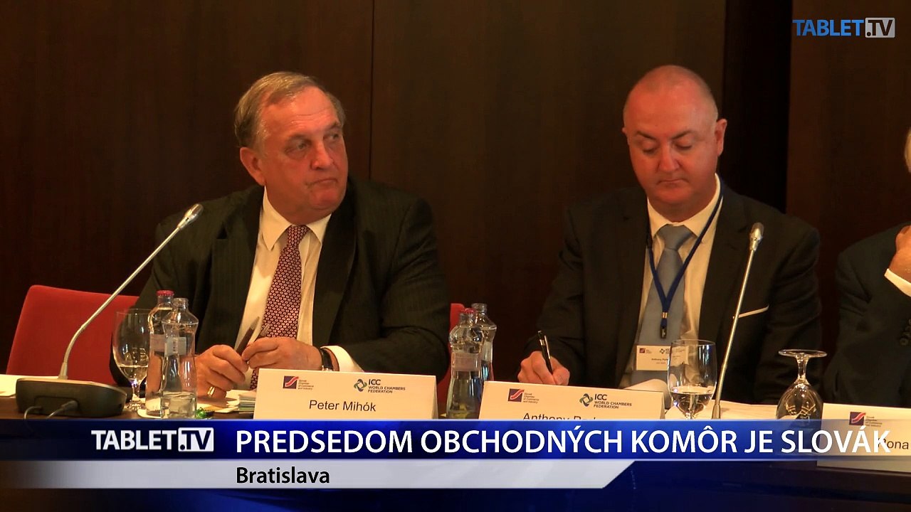 Predsedom obchodných komôr je Slovák