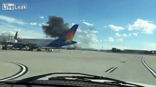 British Airways B777 Engine fire Las Vegas