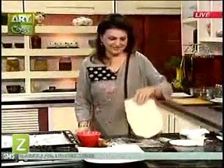 Puff Pastry, Chicken Patties And Apple Strudel Roll by Sara Riaz_clip2