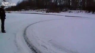 Creating an Spinning Ice Circle on the Medvedica River