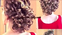 Curly Updo Hair Tutorial  NEW YEAR'S EVE CURLY