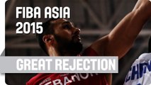 Haidar's Chasedown Rejection Against Romeo  - 2015 FIBA Asia Championship