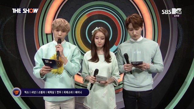 150317 더쇼 빅스(VIXX) 홍빈MC cut (이별공식 1위) by핑커벨