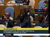 Martelly en la ONU: Haití es capaz de tomar las riendas de su destino