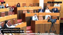 #Corse Josepha Giacometti de @Corsica_Libera intervient sur le sujet du #PADDUC avant son vote