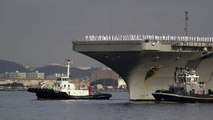 American aircraft carrier arrives in Japanese port