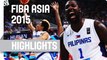 Philippines v Lebanon - Quarter Final - Game Highlights - 2015 FIBA Asia Championship