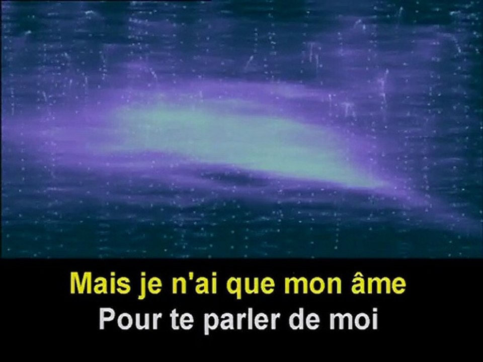 KARAOKE NATASHA ST-PIER - Je n'ai que mon âme