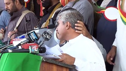 Sardar Akhtar Jan Mengal's Speech - 20 September 2015 at Shahwani Stadium Quetta - 8