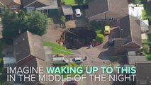 Giant Sinkhole Opens Up In British Town