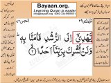 Surrah 072_002 Jin Very Simple Listen, look & learn word by word urdu translation of Quran in the easiest possible metho