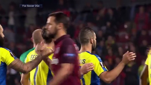 Sparta Prague 2 - 0 FT Apoel Nicosia EXTENDED highlights 01/10/2015