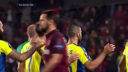 Sparta Prague 2 - 0 FT Apoel Nicosia	goals and highlights 01/10/2015