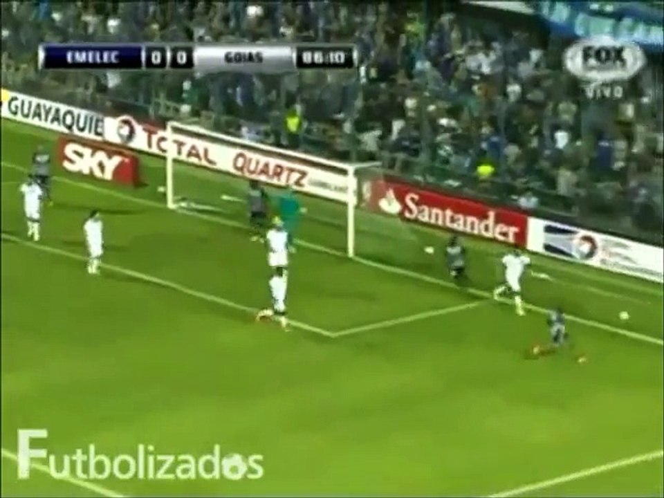 Emelec 1 - Goias 0 (BRA) - (Resumen del partido Copa Sudamericana 1 Octubre 2014)