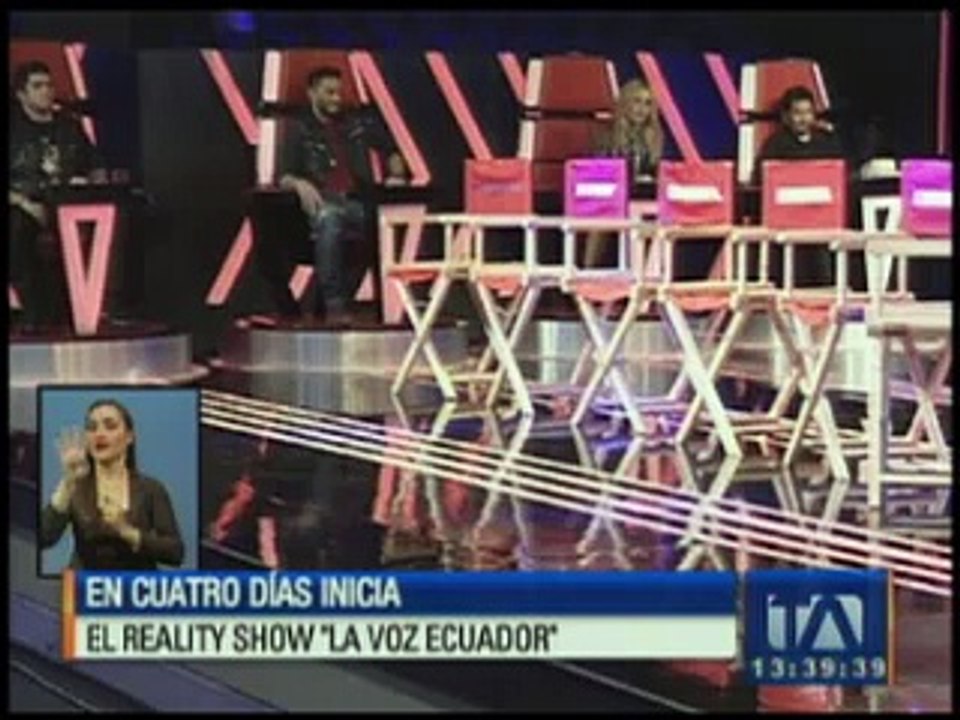 Faltan cuatro días para el estreno de La Voz Ecuador