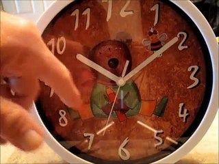 Nice Kids Cartoon Round 10 inch Non Ticking Ultra Silent Wall Clock