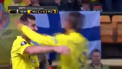 Villarreal vs Plzen Baptistao Goal (54