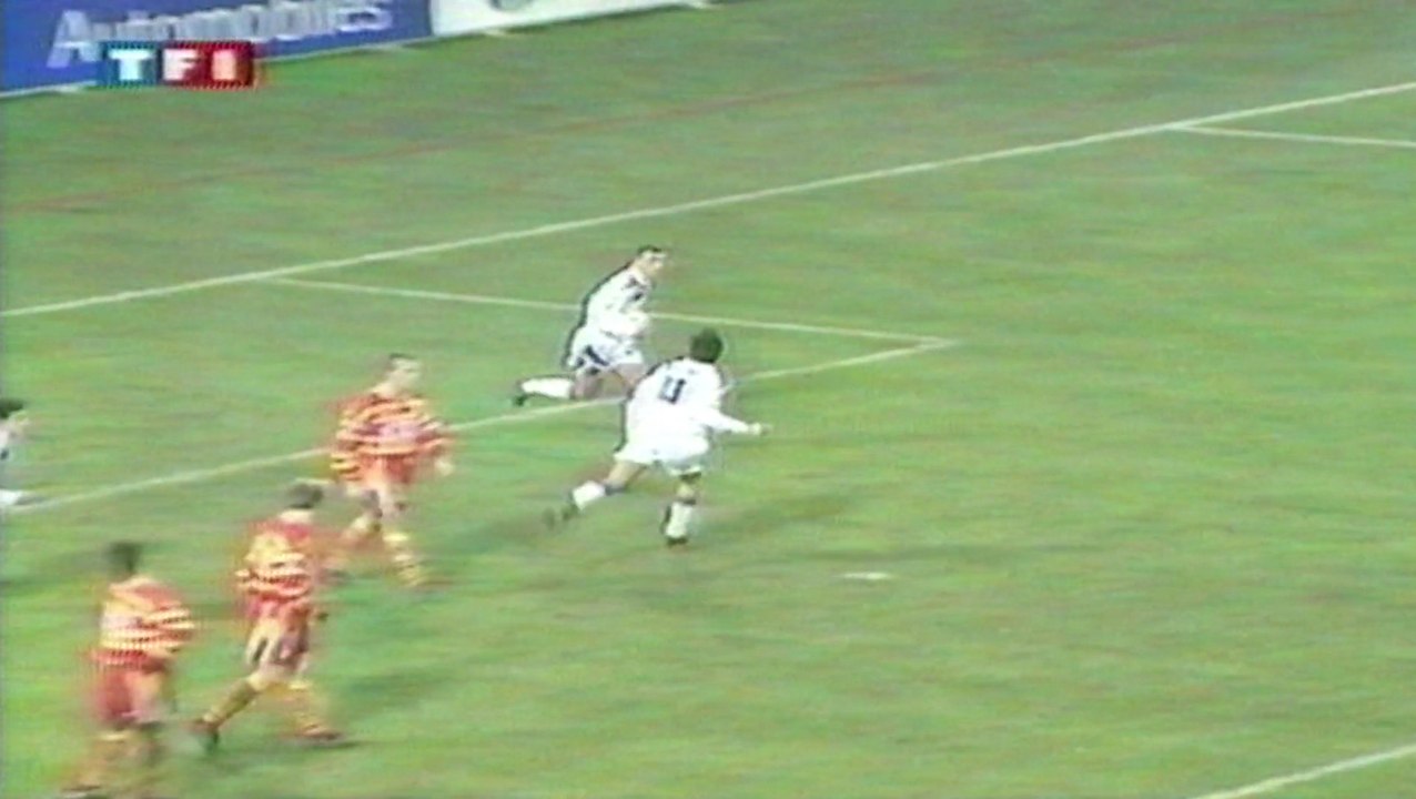 Le but de l'argentin Ruben Rossi face au RC Lens