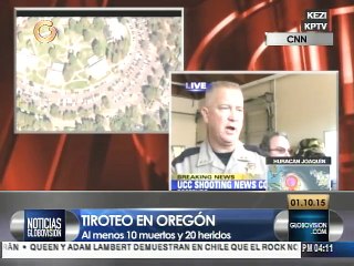 Al menos 10 muertos y 20 heridos en un tiroteo ocurrido en Oregón