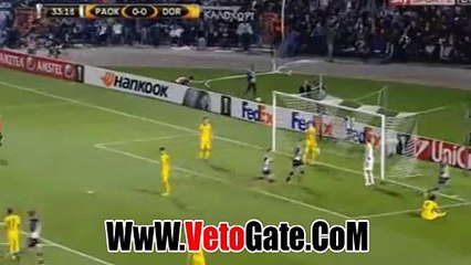 بورسيا دورتموند يتعادل ايجابياٌ امام باوك سالونيكا