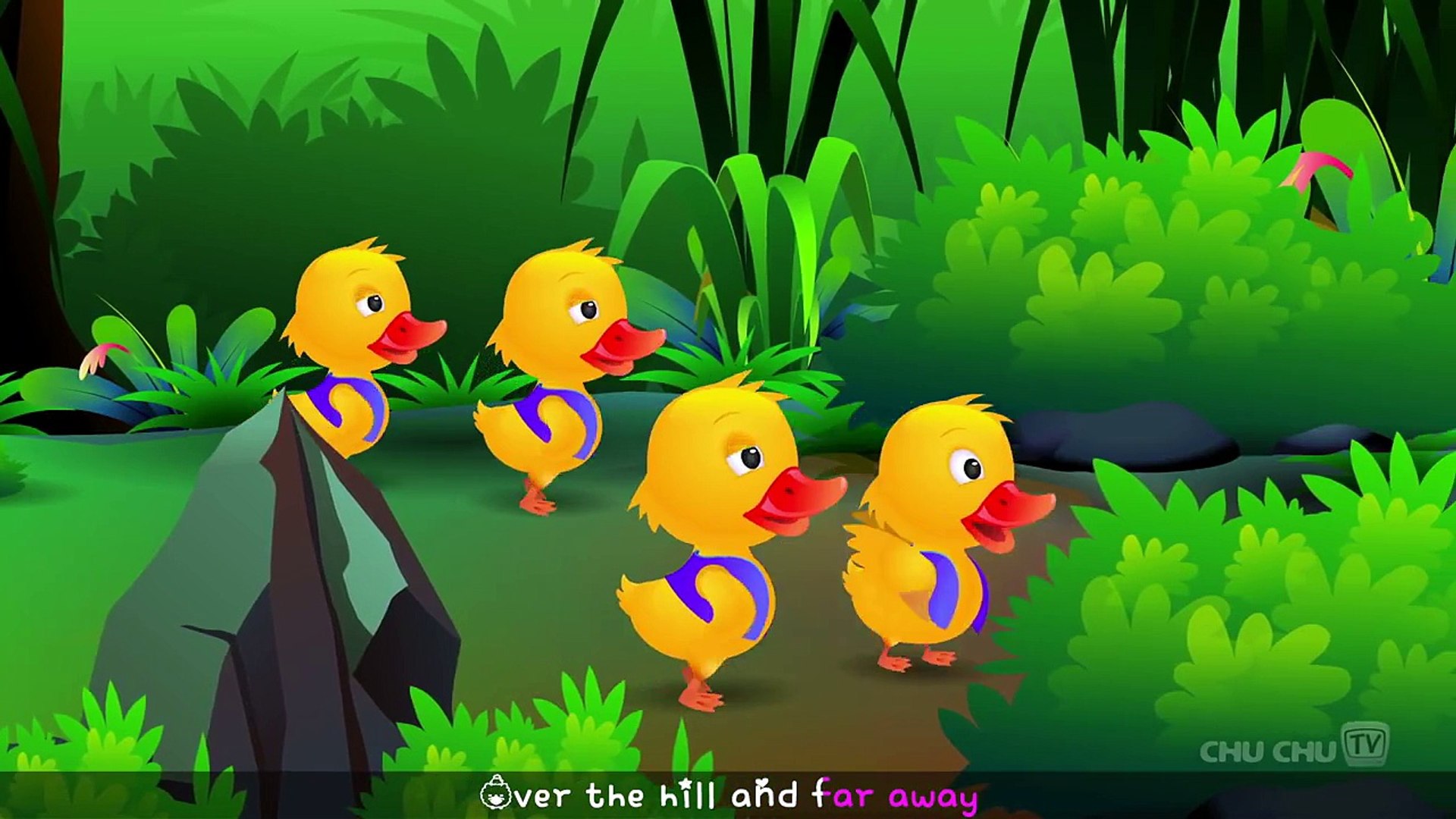Five Little Ducks Nursery Rhyme With Lyrics - Cartoon Animation Rhymes &  Songs for Children - video Dailymotion