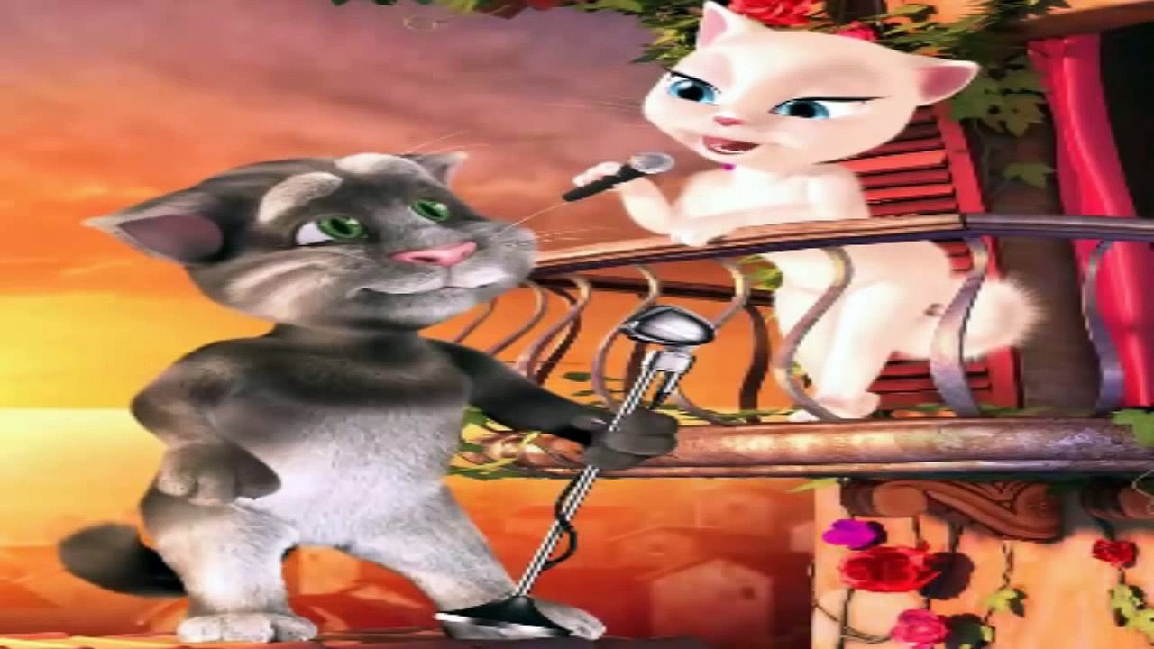 Tom Loves Angela ! Cartoons for children movie babies | Kids Animals playing