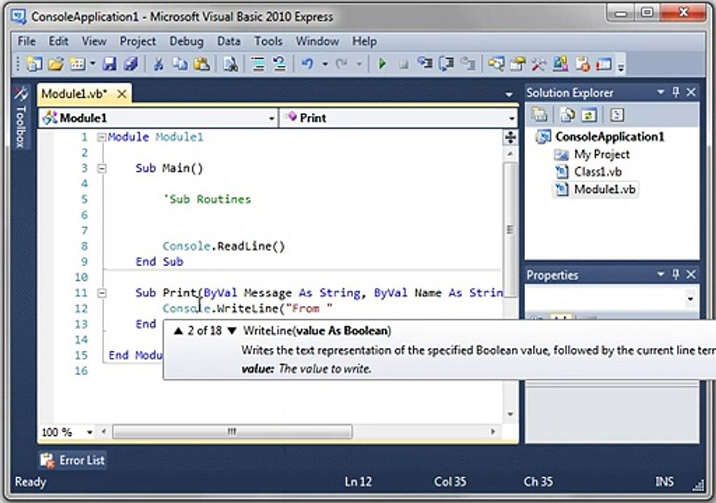 Visual basic Tutorial 18 - Sub Routines