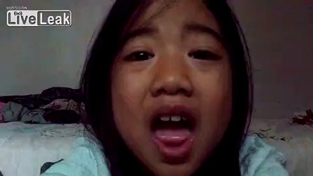 Funny Lip Syncing Girl