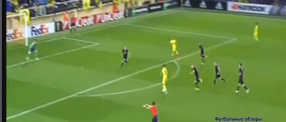 Goal Léo Baptistão 1-0 . Villarreal - Viktoria Plzeň . 01.10.2015