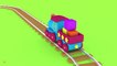 Dessins animés pour bébés en français. Oeufs surprise : un train à vapeur (jouet). !!! NEW