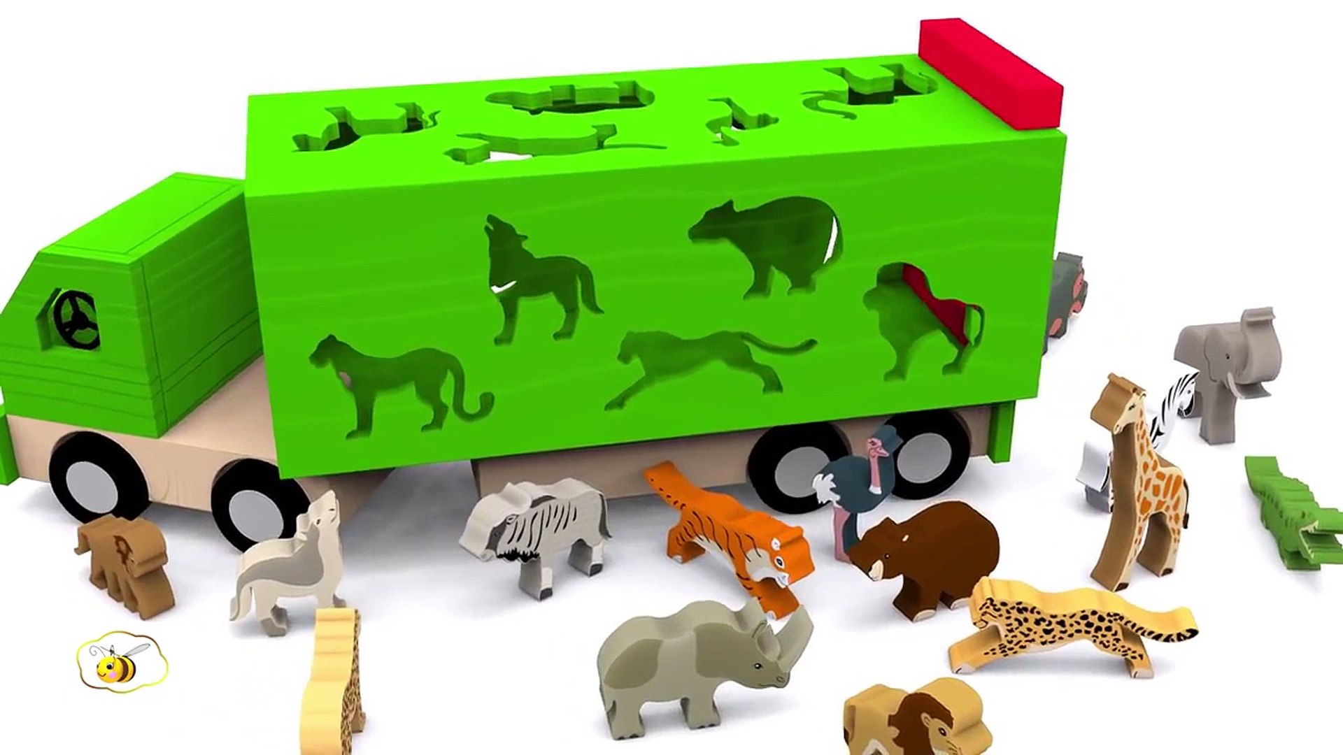 ⁣Apprendre les animaux de la ferme et leurs cris. Dessins animés pour bébés en français. Le