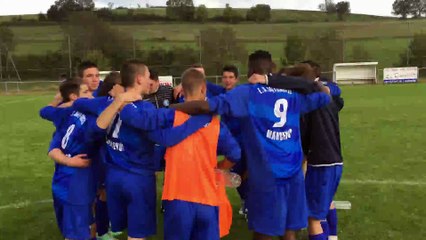 Célébration U19 - Victoire 9-0 contre Ecotay Moingt 2