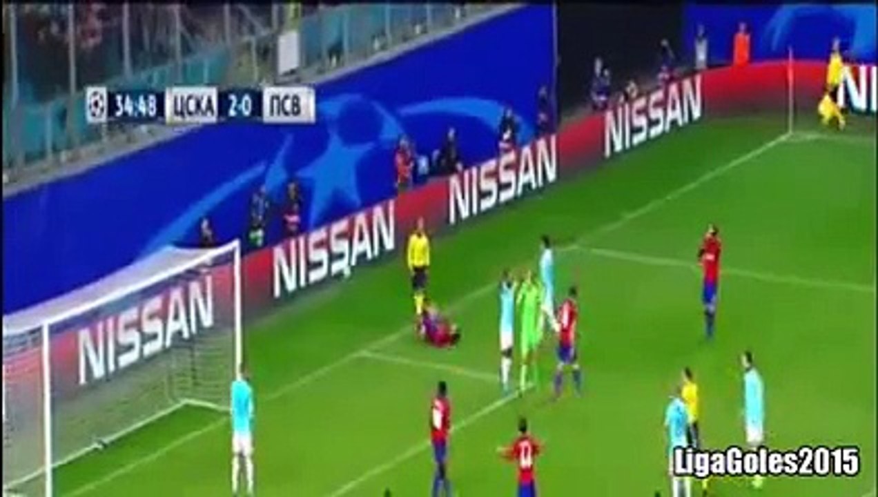 CSKA Moscow vs PSV 3-2 ► ALL GOALS HIGHLIGHTS (Champions League) 2015