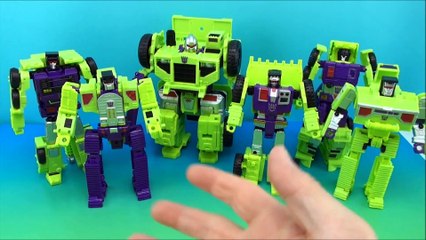 TRANSFORMERS DEVASTATOR COMBINER WARS PLAYSET TOY REVIEW