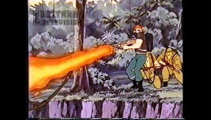 rambo a cidade perdida de acra desenhos animados