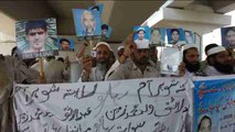 Decenas de familiares de desaparecidos piden justicia en Pakistán