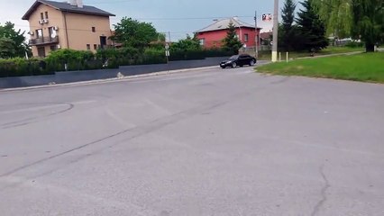 BMW M5 E60 Street Fun! [Burnout + Powerslide]