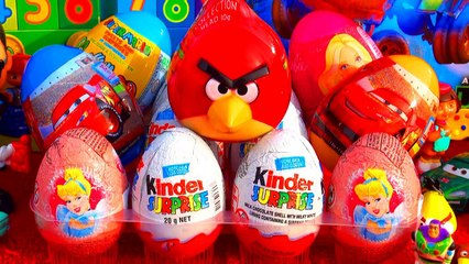 Kinder Surprise eieren Angry Birds uitpakken ~ Unboxing Angry Birds Surprise eggs