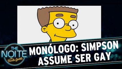 Monólogo: Sobre personagem de Os Simpsons assumir ser gay