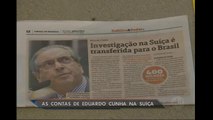 Parlamentares exigem explicações sobre contas de Cunha na Suíça