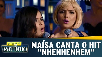 Maísa canta o hit do momento ’Nhenhenhem’