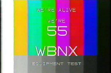 Pre-Broadcast Color Bars from WBNX, Ch. 55, Akron, OH - 1985!!