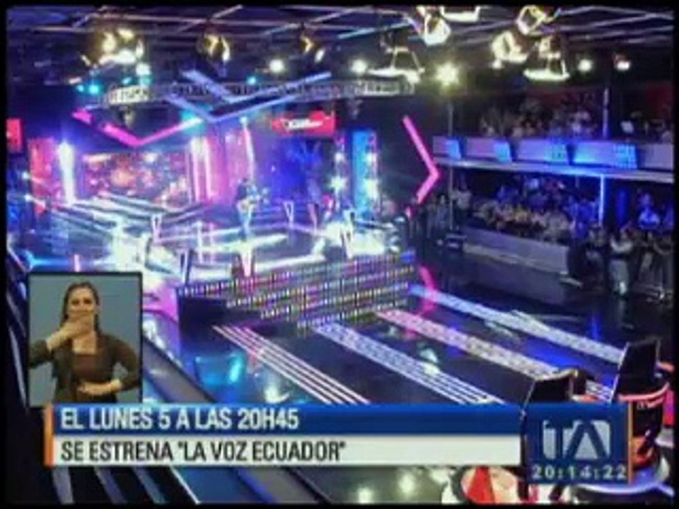 Lunes 5 a las 8pm se estrena La Voz Ecuador