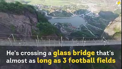 China built a big, scary glass bridge.